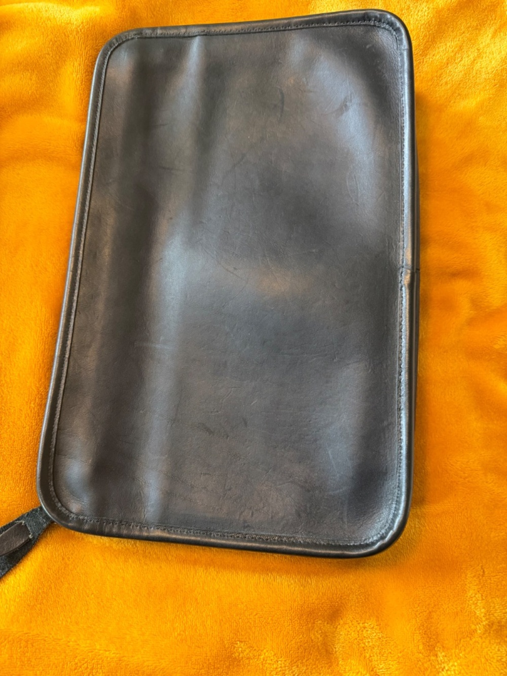 Michael Green Seattle Handmade Leather Clutch Envelope Bag - Picture 2 of 5